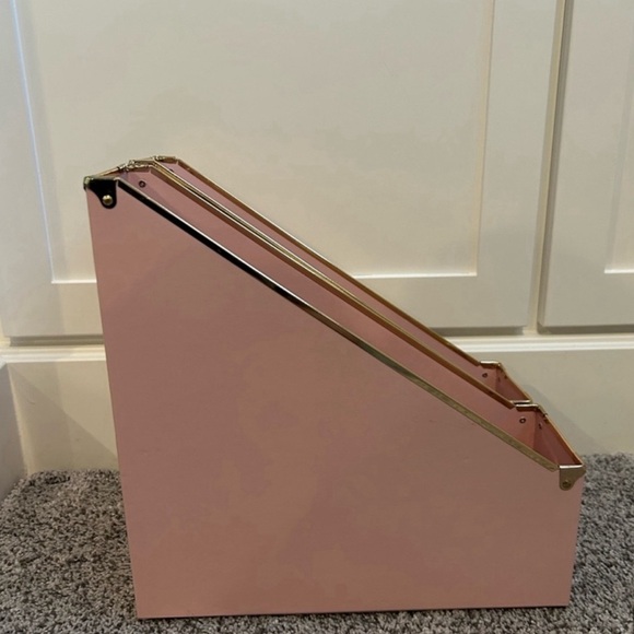 Blush Pink and Gold File Holders, Set of 2 - Picture 6 of 6